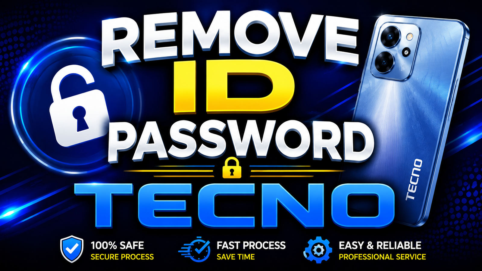 Remove Id Password TECNO INFINIX Monday To Friday instant Unlimited no refund