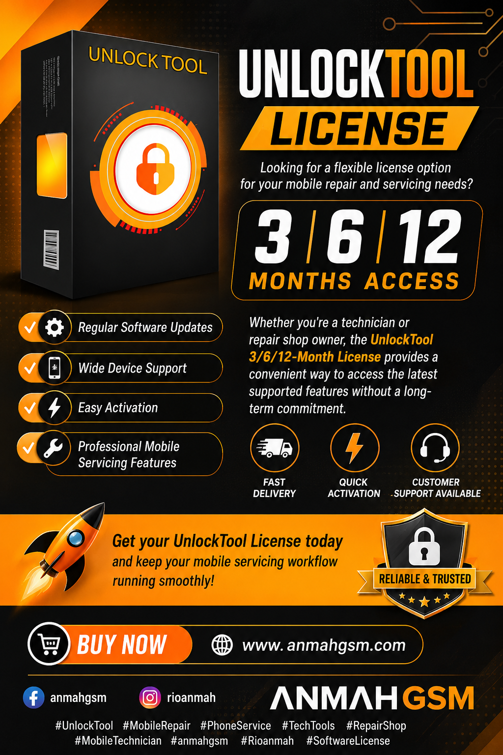 UnlockTool 03 Months NEW / RENEW License
