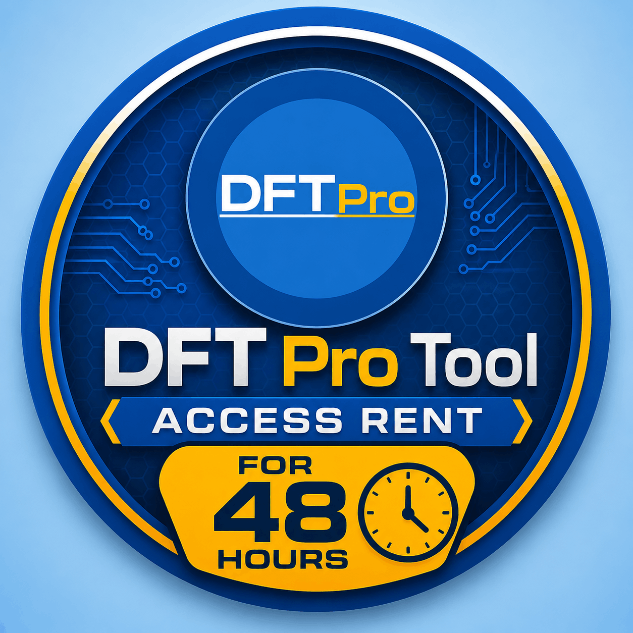 DFT Pro Tool Access Rent For 48 Hours (Source 1)✅️ Auto